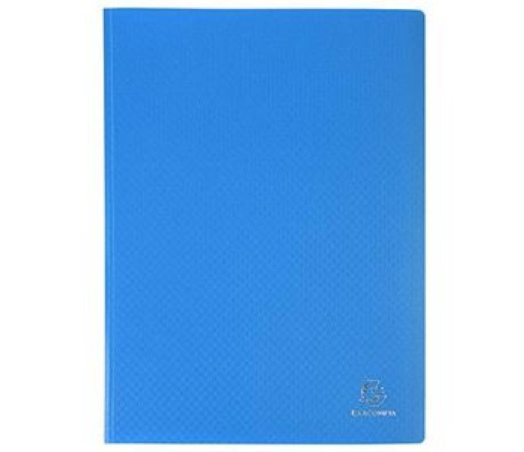 Presentatie album Exacompta 30 pochetten blauw - Per stuk