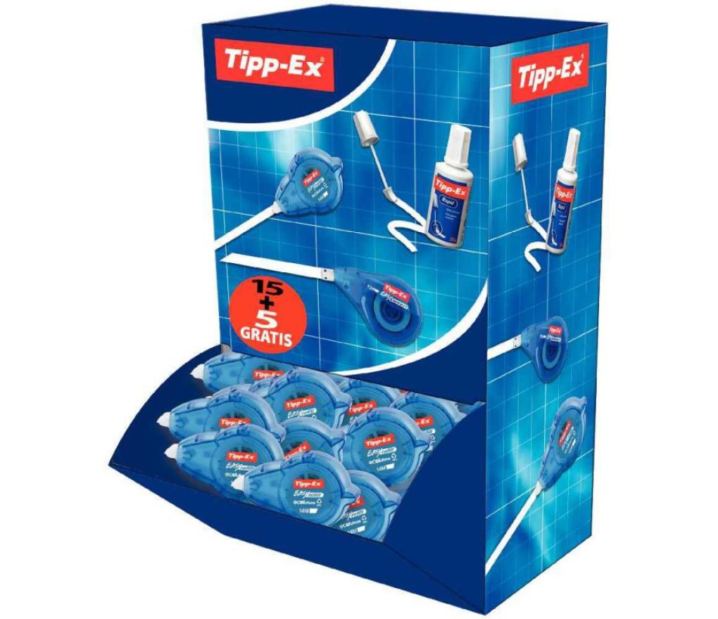 Correctieroller Tipp Ex ECOlutions Easy refill 5 mm x 14 m value pack 15 + 5 - Per stuk