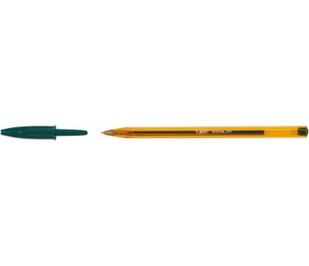 Kogelpen Bic Cristal fijn groen - Per stuk