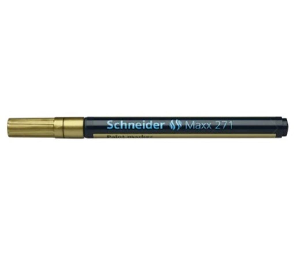 Paint marker Schneider 271 medium 1-2 mm goud - Per stuk