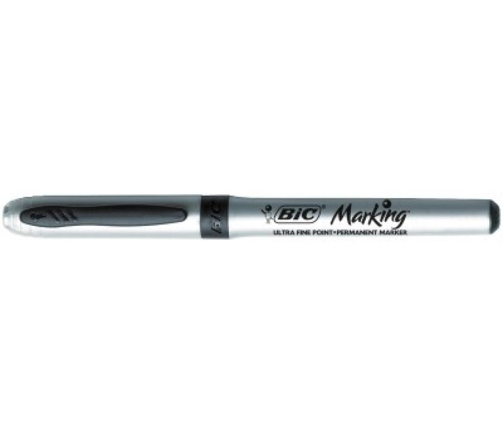 Permanent marker Bic Marking CD DVD zwart - Per stuk