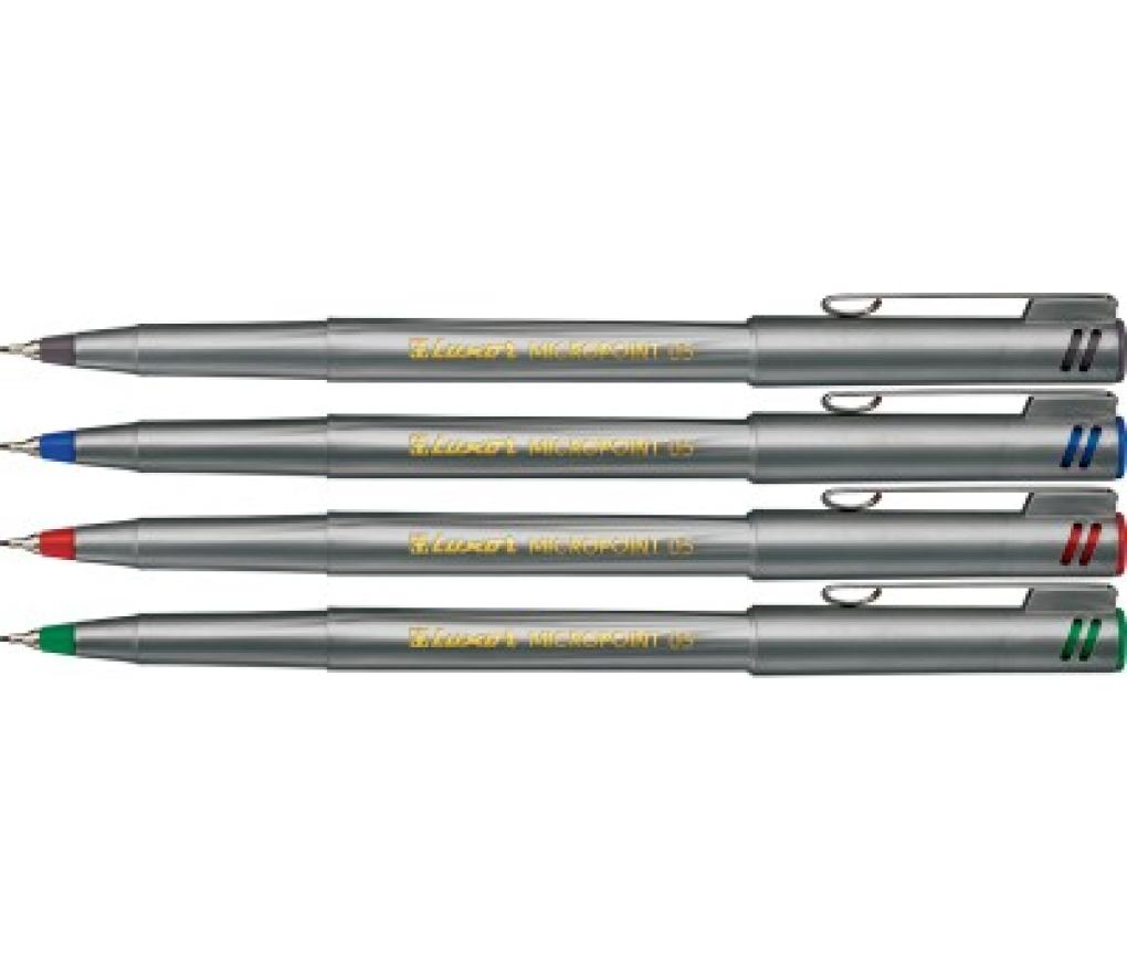 Viltstift economy fineliner 0,5 mm zwart - Per stuk