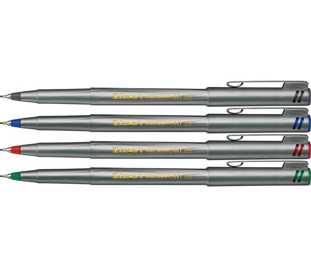 Viltstift economy fineliner 0,5 mm zwart - Per stuk