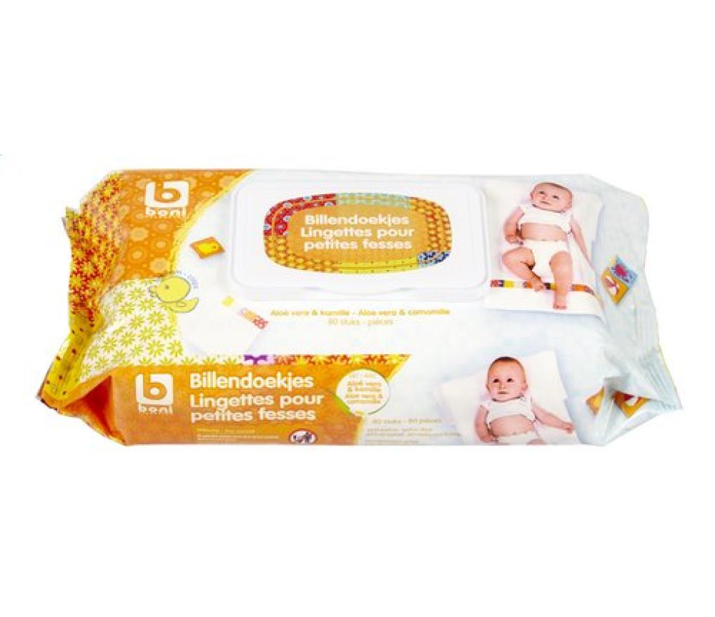 Hygiënedoekjes Boni vochtige doekjes pak/80 - Per pak