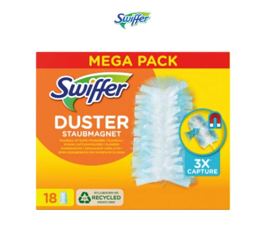 Swiffer Duster trap & lock navullingen doos/18 - Per stuk