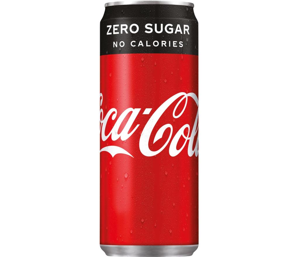 Tray van 24 blikjes Coca Cola Zero 33 cl - Per pak