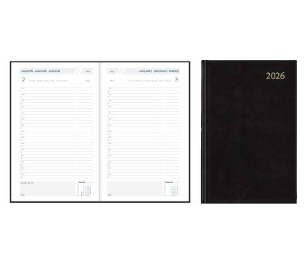 Agenda bureelmodel Folio 140 x 210 mm 6T 1D/1P balacron - Per stuk