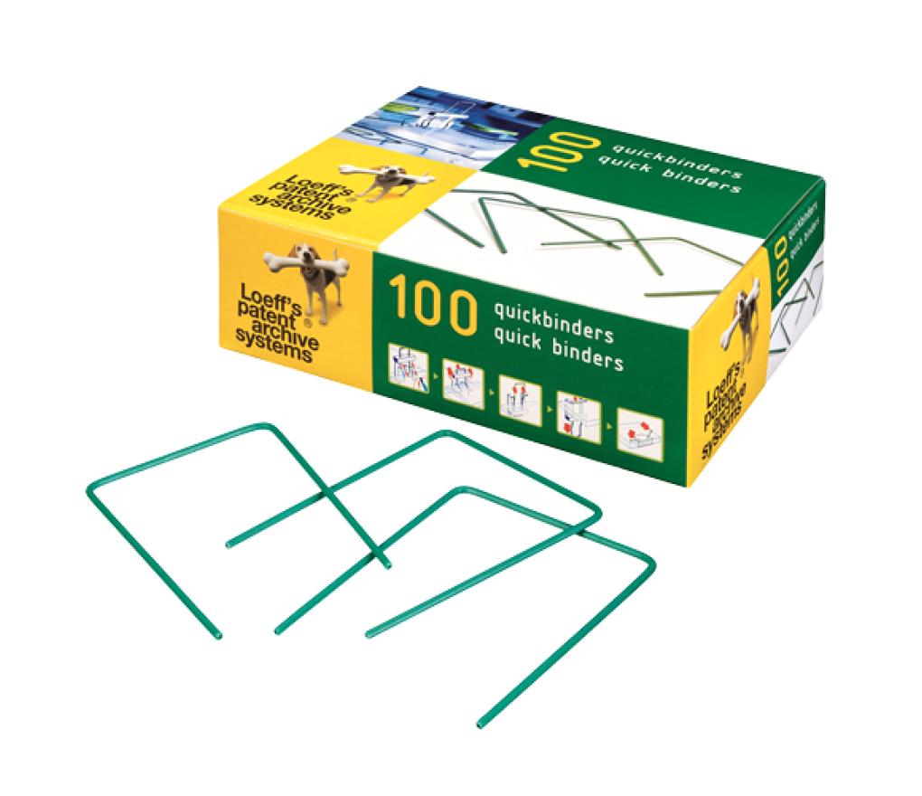 Archiefbinder Loeff's Quickbinders standaard 10 cm doos/100 - Per pak