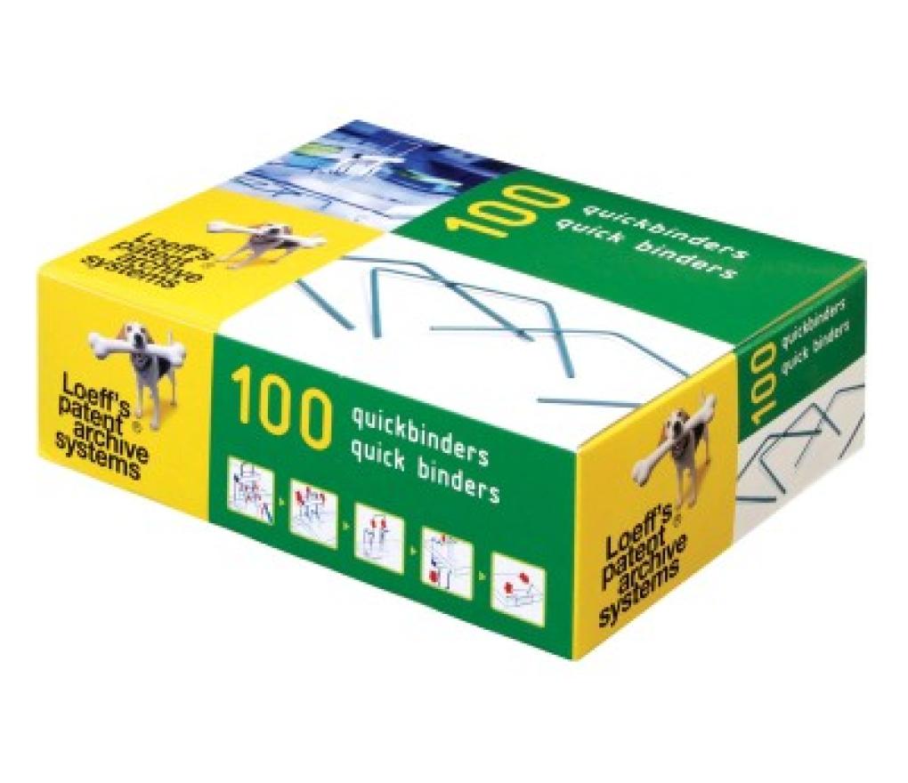 Archiefbinder Loeff's Quickbinders standaard 10 cm doos/100 - Per pak