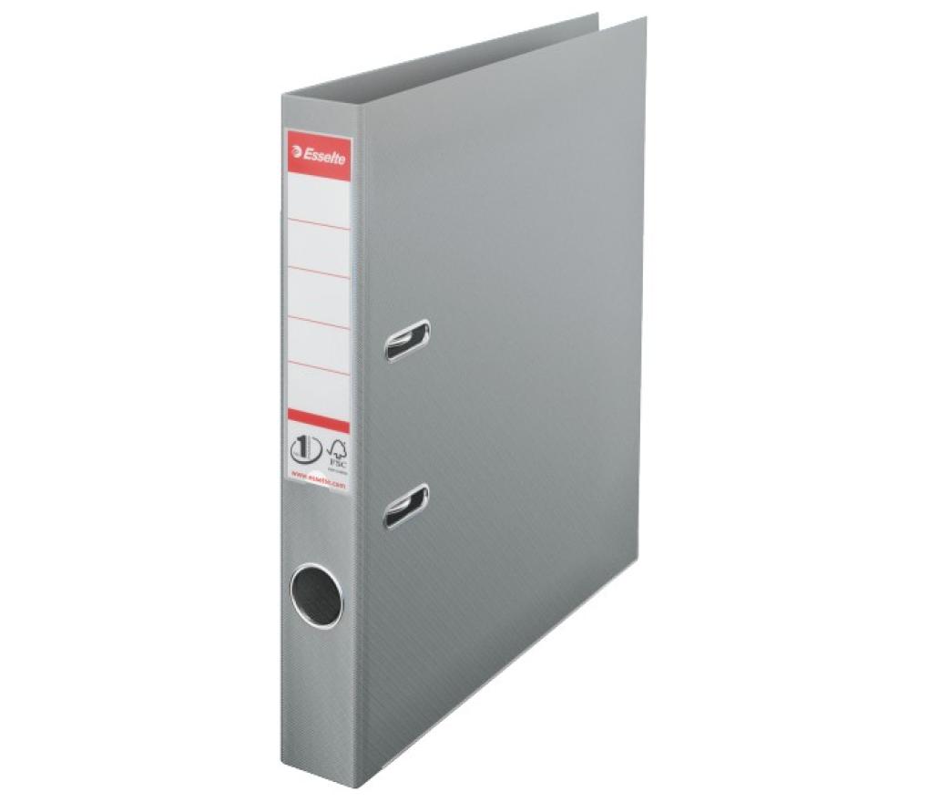 Klasseur A4 Esselte No.1 Power plastic 5 cm grijs - Per stuk