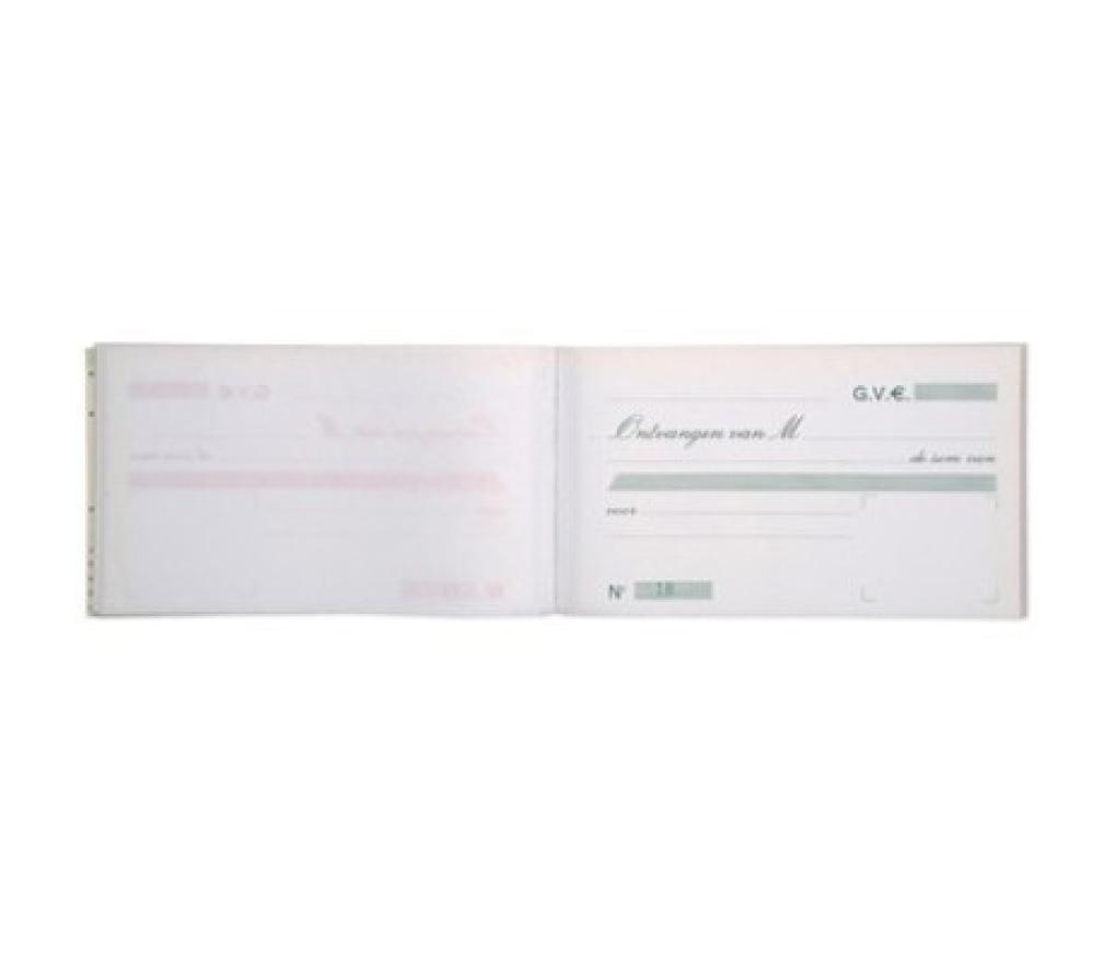 Bedrijfsformulieren ontvangstenboek Exacompta 33170 105 x 180 mm dupli - Per stuk