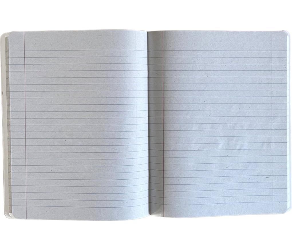 Kladschrift A5 165 x 210 mm houtvrij 100 blad gelijnd + marge - Per stuk