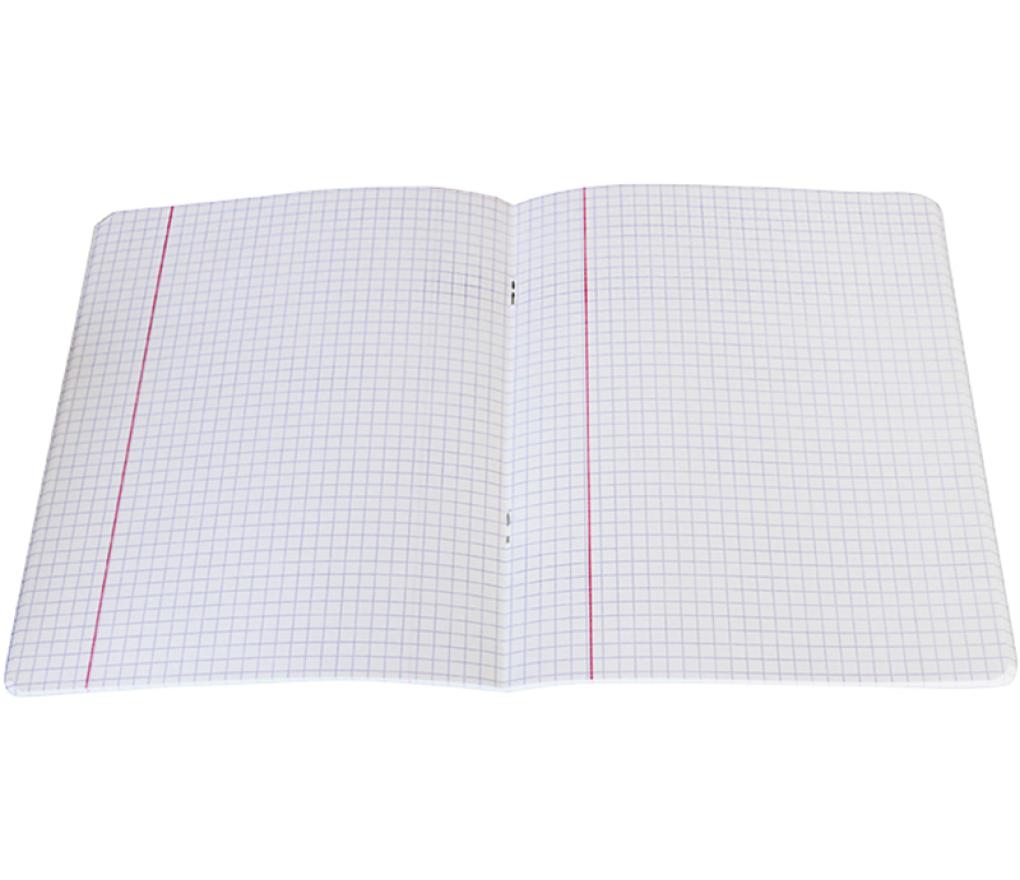 Kladschrift A5 165 x 210 mm houtvrij 100 blad geruit 5 mm + marge - Per stuk