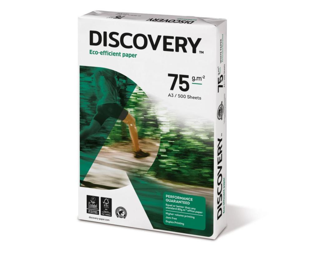 Kopieerpapier A3 75 g Discovery extra wit riem/500 - riem