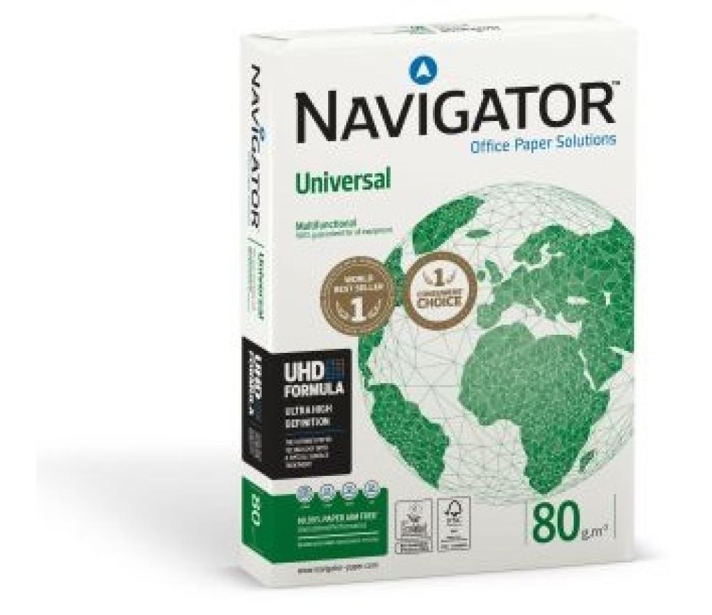 Kopieerpapier A4 80 g Navigator extra wit riem/500 - riem