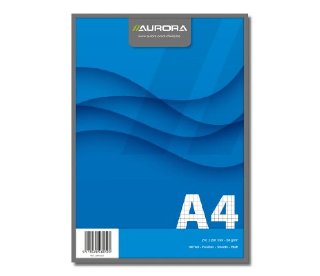 Notablok A4 210 x 297 mm geruit - Per stuk