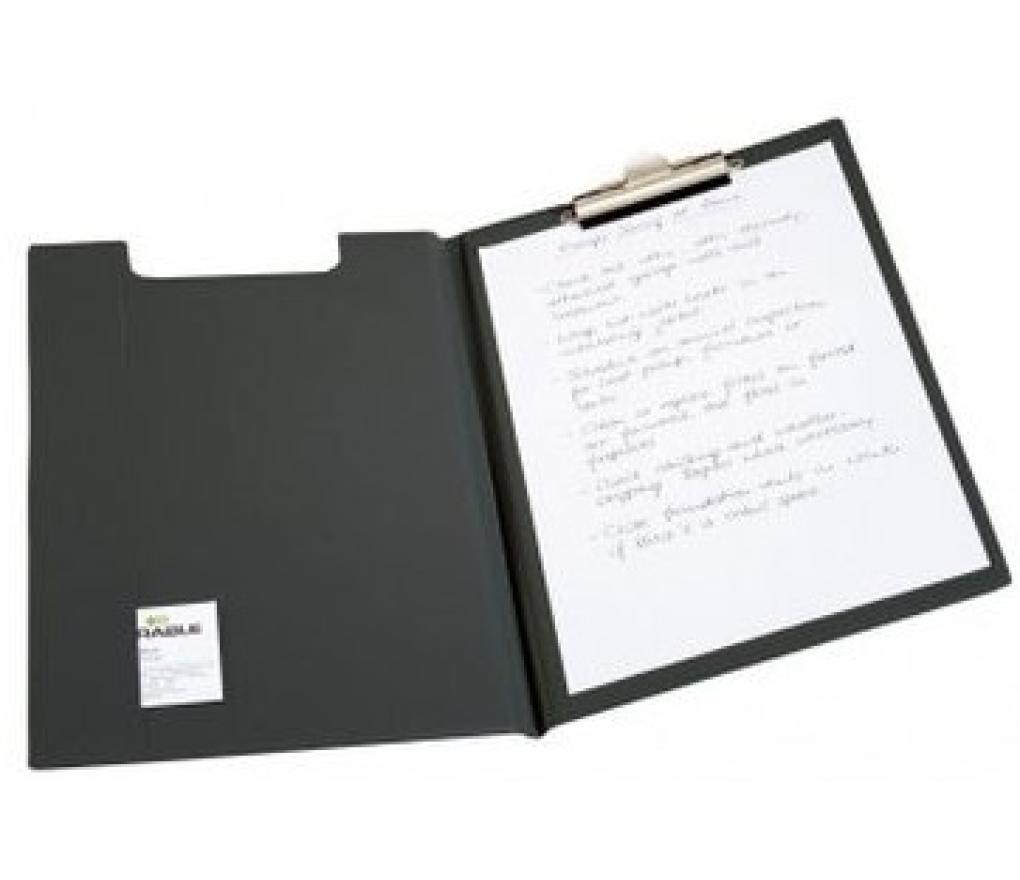 Klemplaat A4 plastic met flap economy - Per stuk