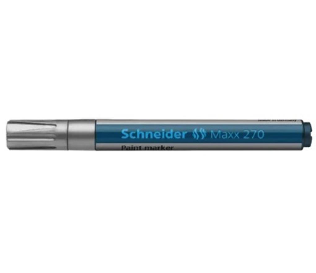 Paint marker Schneider 270 1-3 mm zilver - Per stuk