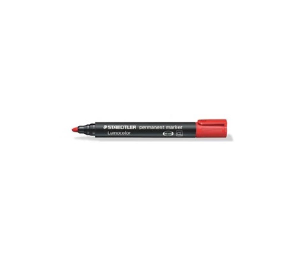 Permanent marker Staedtler 352 - 2 ronde punt 2 mm rood - Per stuk