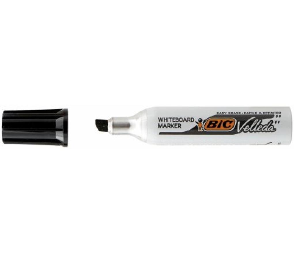 Whiteboardstift Bic Velleda 1781 zwart pak/12 - Per pak