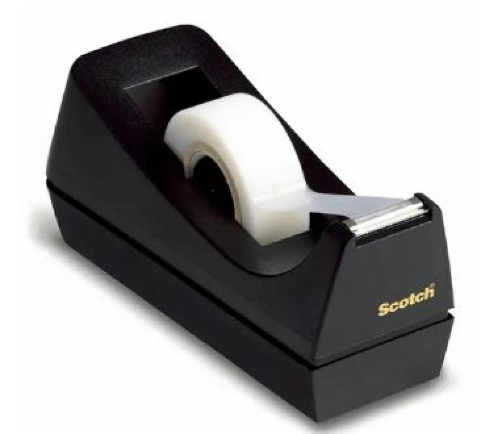 Afroller Scotch C38 zwart - Per stuk