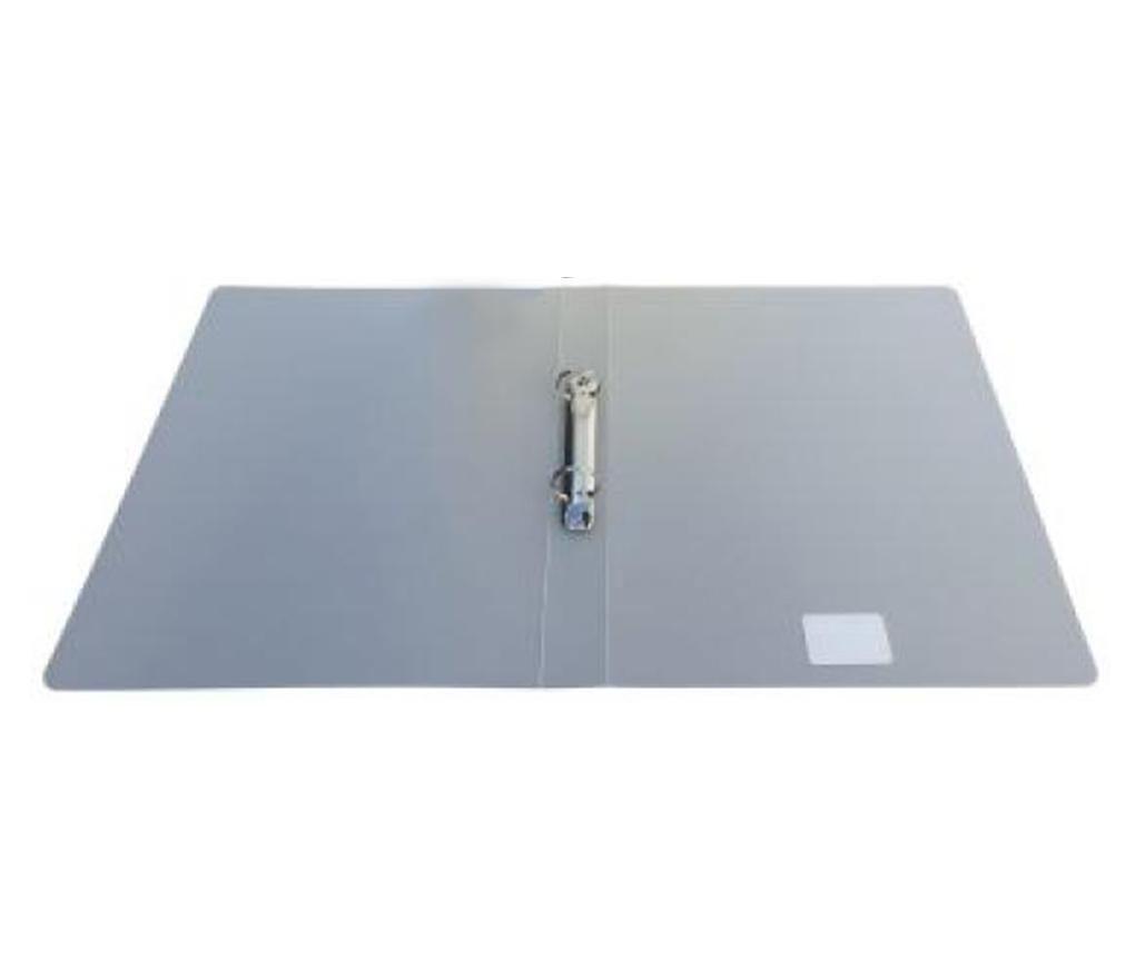 Ringmap A4 2 ringen rug 35 mm PP8 transparant wit - Per stuk