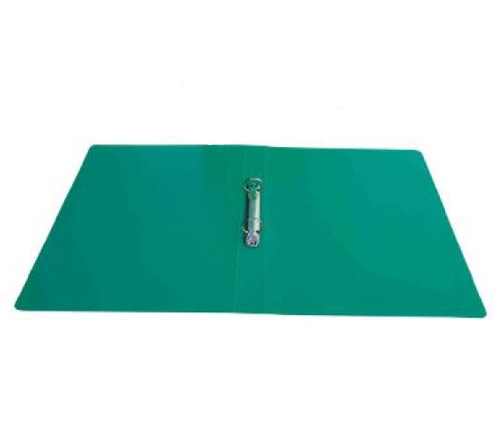 Ringmap A4 2 ringen rug 35 mm PP transparant groen - Per stuk