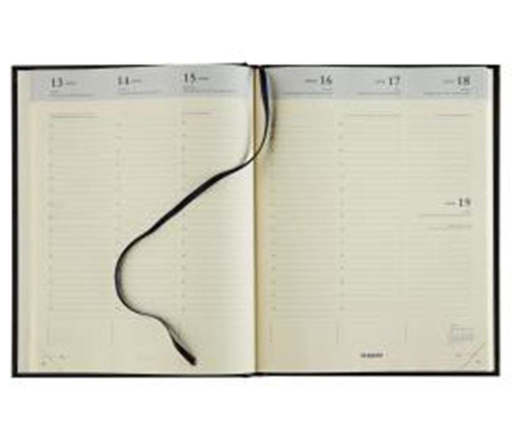 Agenda Timing [136] 172 x 220 mm 6T 7D/2P Lima zwart - Per stuk