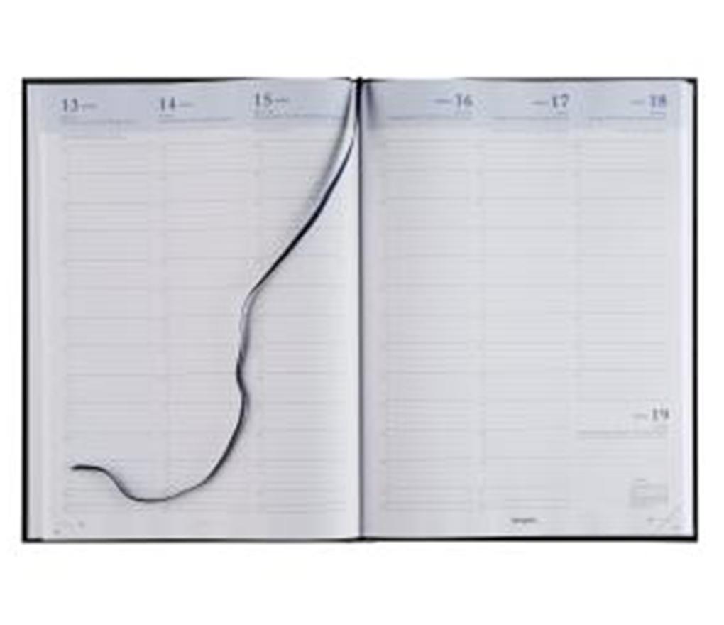 Agenda Omega [030] 210 x 290 mm 6T 7D/2P Lima zwart - Per stuk