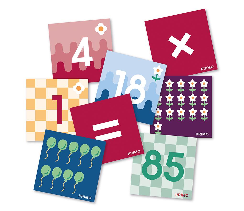 Kaarten - Cubetto themakaarten cijfers - per set