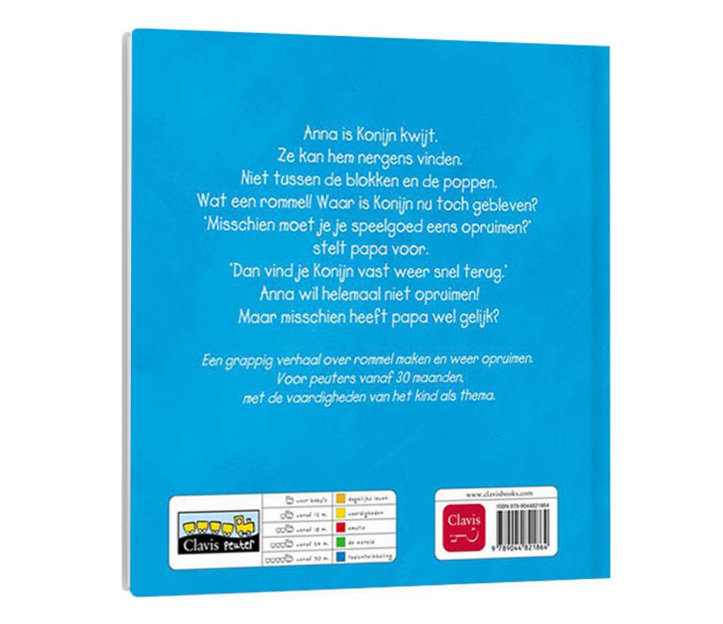 Boek - Anna - Clavis - Anna ruimt op - per stuk
